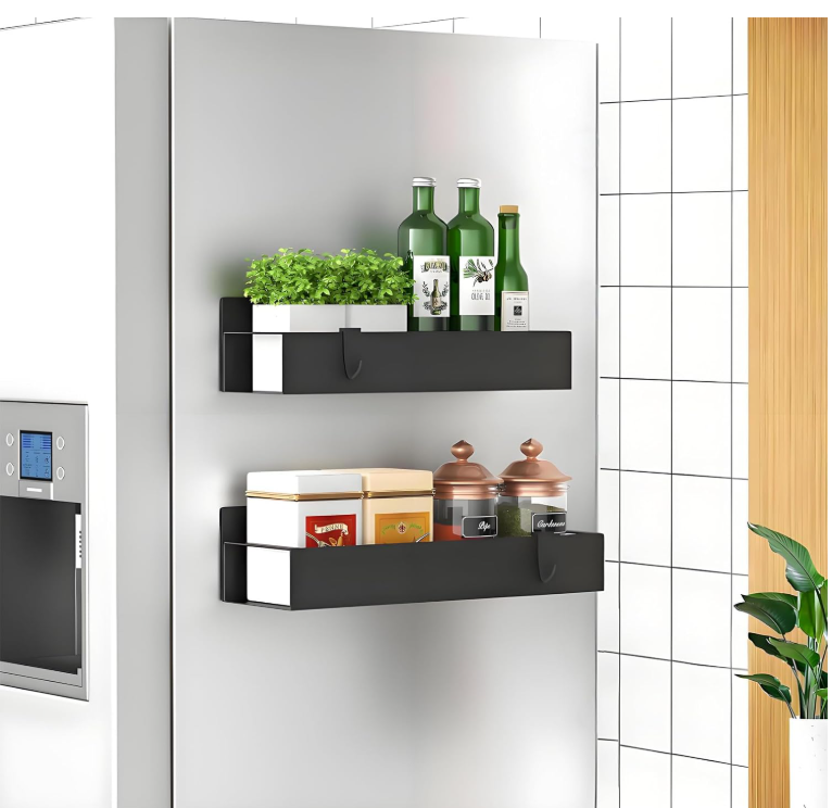 NordRack Duo – Elegant Förvaring i Svart Stål